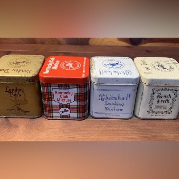 Kentucky Club Other - Vintage Tobacco Tin Collection Vintage Kentucky Club 1 oz Smoking Tobacco Tins